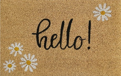 Doormat 60cm x 40cm - 'Hello!'