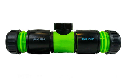 Cost Wise Snap On Male-Male In Line Valve Kit Black/Green
