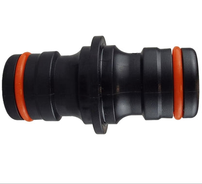 Two Way Connector Male - Max Flo Black/Orange