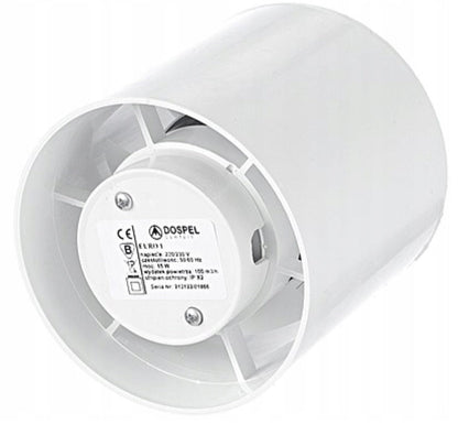 Euro 3 In Line Bathroom Fan 150mm