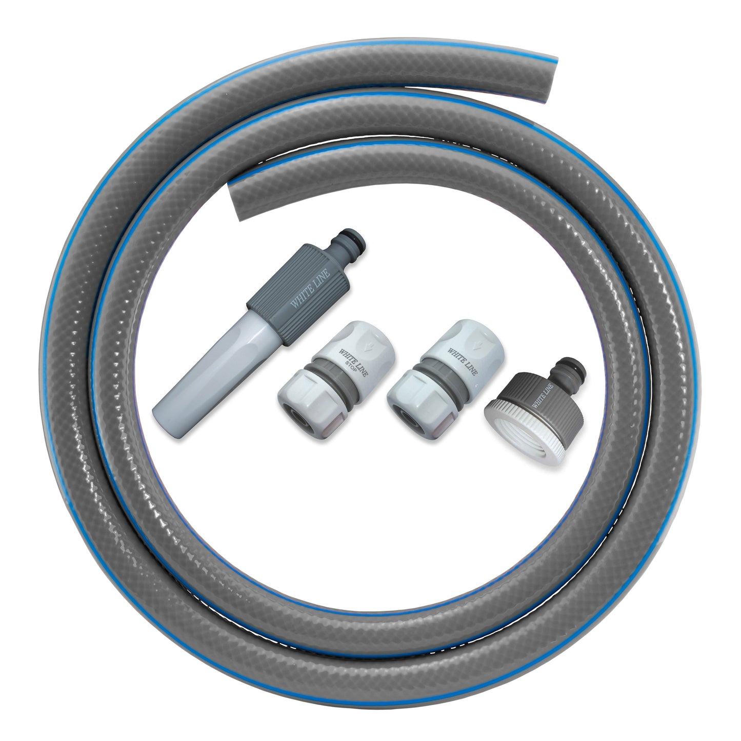 Garden Hose Modern Plus 4-Layer 1/2" Pipe with Hose Connector WL Set