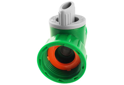 Tap Adapter with Valve 3/4" BSPM-F Green/Grey