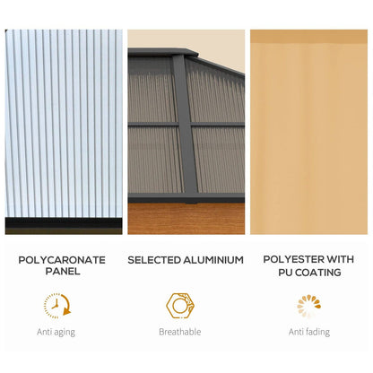 3 x 3.6 m Hardtop Gazebo Canopy