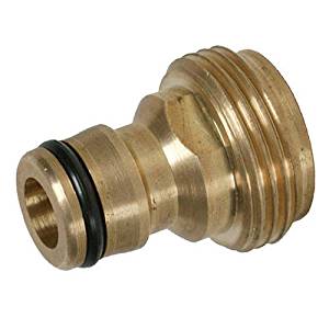 Tap Connector Snap-On Male - 3/4" BSPM Brass