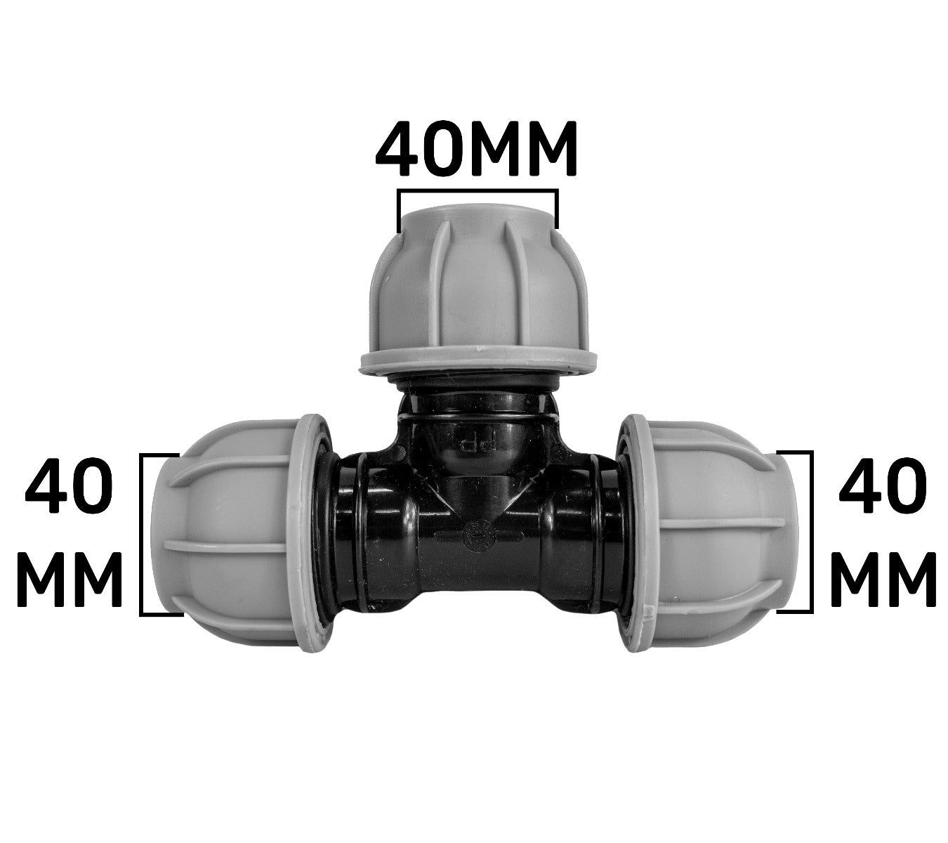 MDPE Tee 40mm