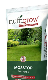 Nutrigrow Mosstop Fertiliser 6-5-10+6FE 10kg