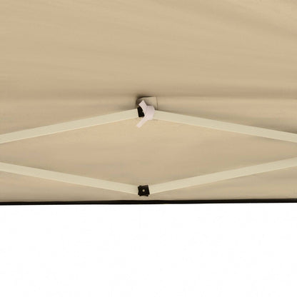 Outsunny 3 x 3 meter Garden Heavy Duty Pop Up Gazebo Marquee Party Tent Folding Wedding Canopy-Black