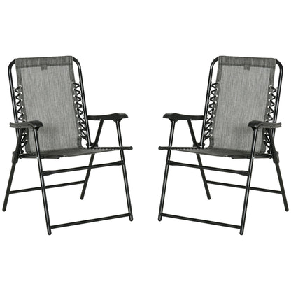 2-Pieces Patio Folding Chair Set