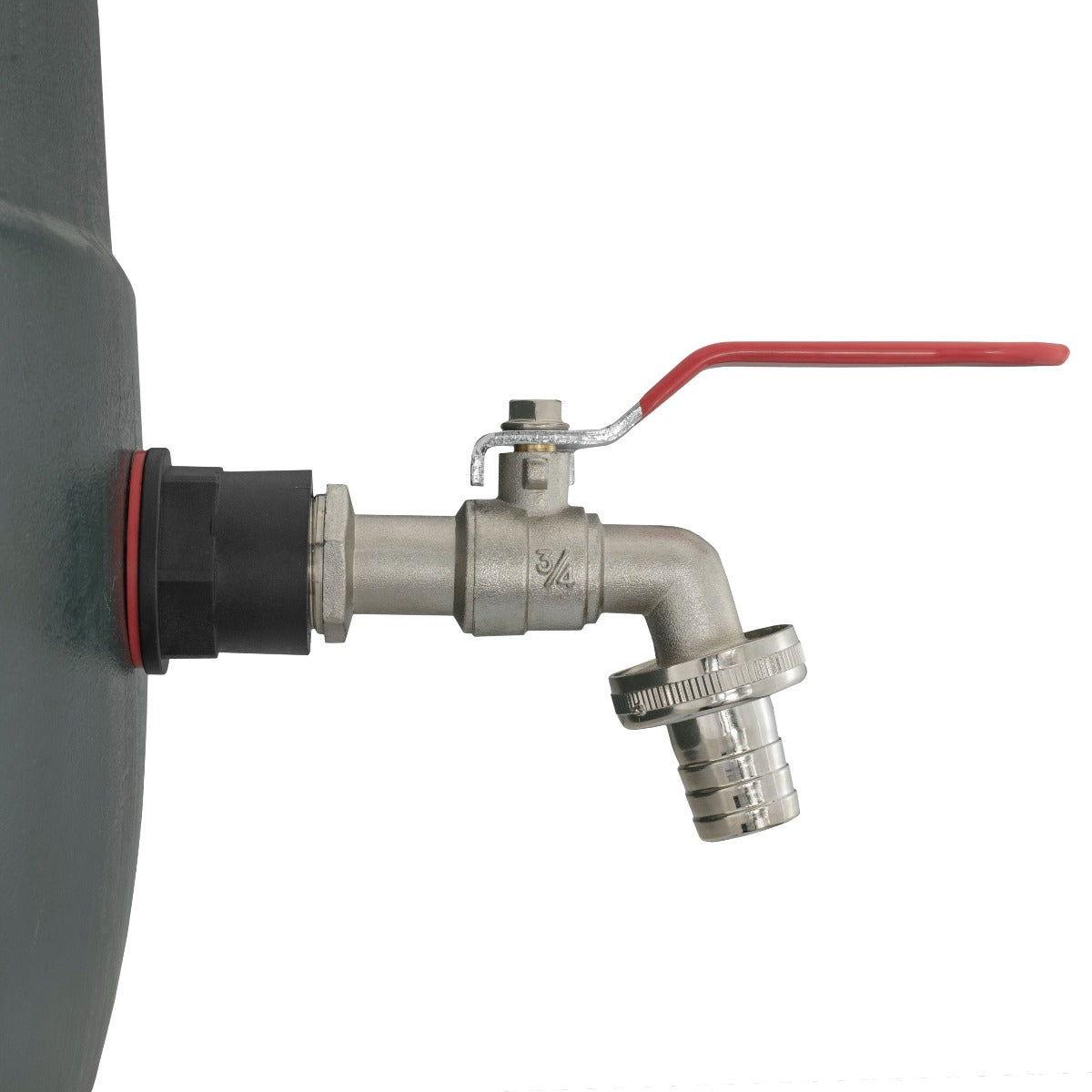 Water Butts Kit 3/4" with Lever Tap 3/4" Barb