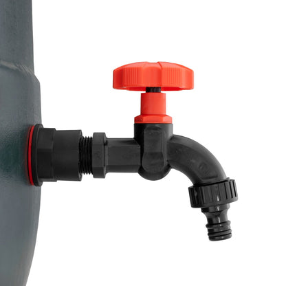 Water Butts Kit 3/4" PP Black Tap and Drill Bit