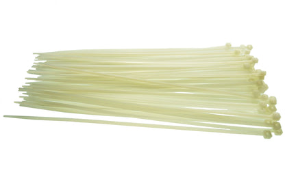 100 Cable Ties (3.6mm x 300mm) Neutral