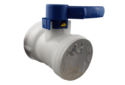 IBC 2” S60X6 Valve with IBC S60X6 - 1” Camlock Fitting 1” Type D Camlock