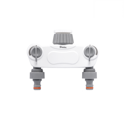 White Line Solid 2-Way Manifold with 1" or 3/4" Tap Valves