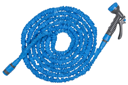 Expanding Trick Hose 5m - 15m Blue